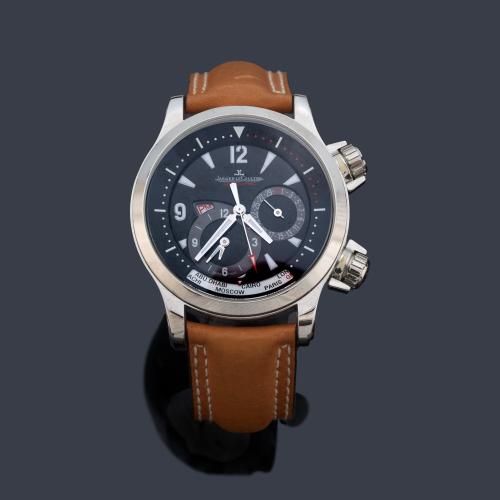  JAEGER LE COULTRE Master Control Geographic ref. 146.8.83 de caballero con caja en acero.