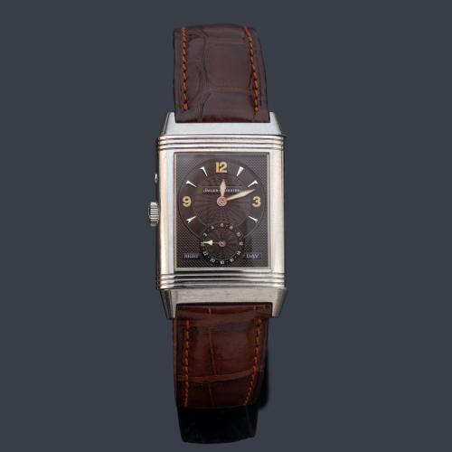 JAEGER LE COULTRE Reverso ref. 270.8.54 Duoface de caballero con caja de acero. Con estuche y documentación.