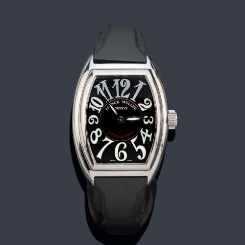  FRANCK MULLER Conquistador ref. 8005 QZ nº 35/100 de señora con caja en acero.