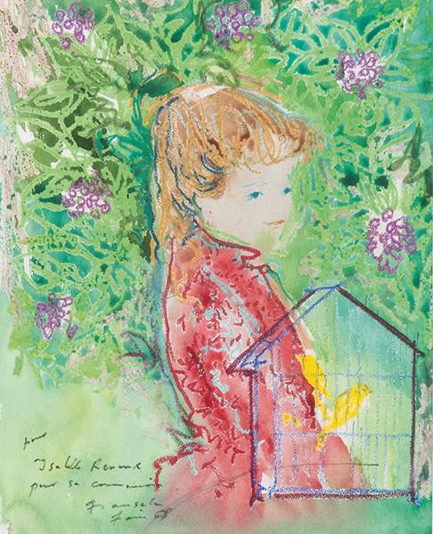 EMILIO GRAU SALA - Niña con canario