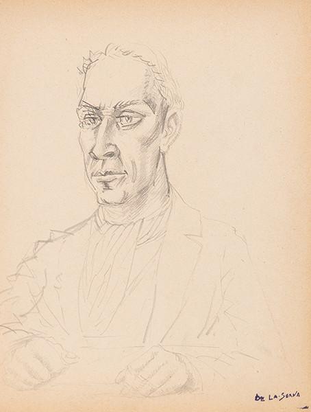 ISMAEL DE LA SERNA - Retrato de hombre