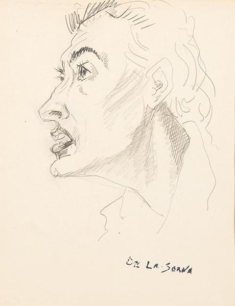 ISMAEL DE LA SERNA - Retrato de perfil