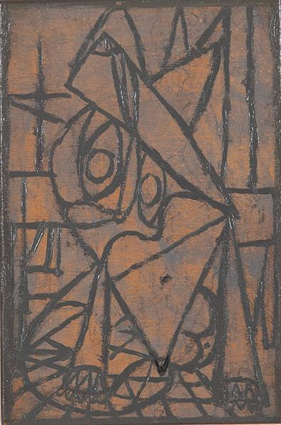 MANUEL ANGELES ORTIZ - Desnudo triangular en sillón