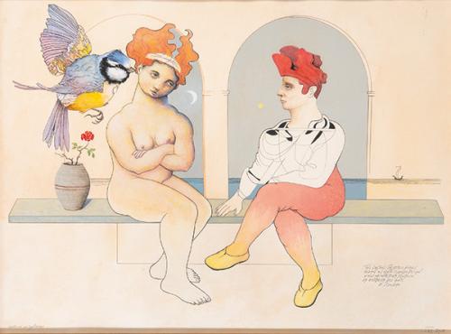 LUIS ORTÉS - Los novios de Santorini