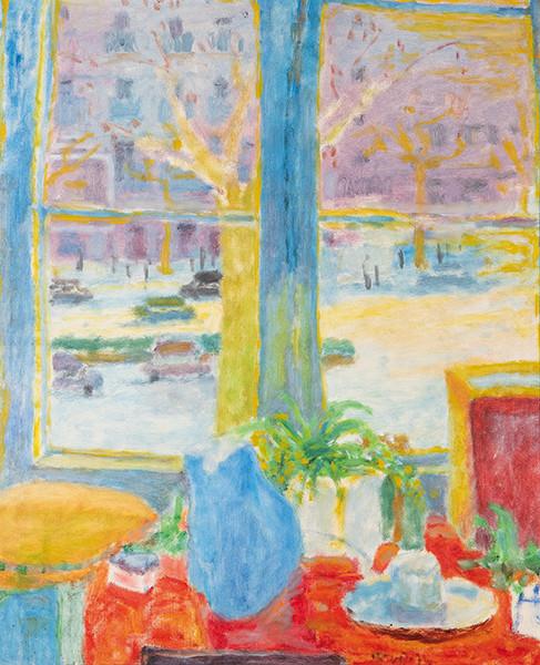 ROBERTO ORTUÑO - El paseo de San Juan con naturaleza muerta desde mi estudio