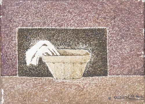 CRISTINO DE VERA - Cesto con paño