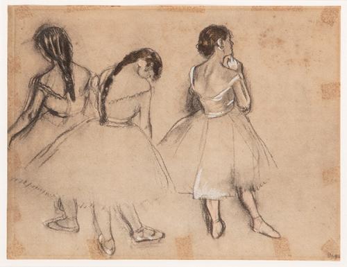 EDGAR DEGAS - Estudio de Bailarinas