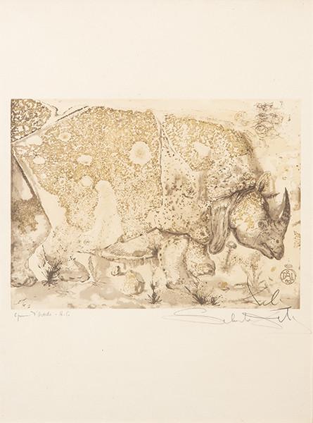 SALVADOR DALÍ - Le Rhinocéros