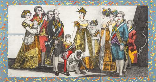 FERNANDO BELLVER - La familia de Carlos IV con el mono