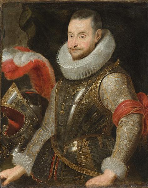 TALLER DE PEDRO PABLO RUBENS S. XVII - Retrato del general Ambrosio Spínola
