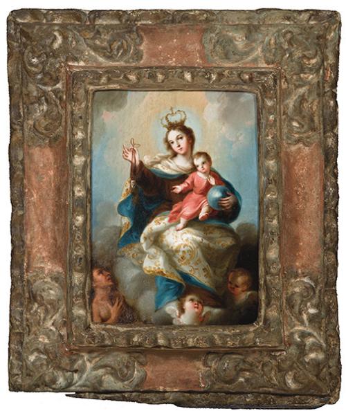 JOSÉ DE PÁEZ - Virgen del Carmen intercediendo por las ánimas del Purgatorio