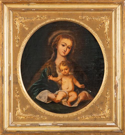 PEDRO PINEDA Y GARNICA - Virgen con el Niño