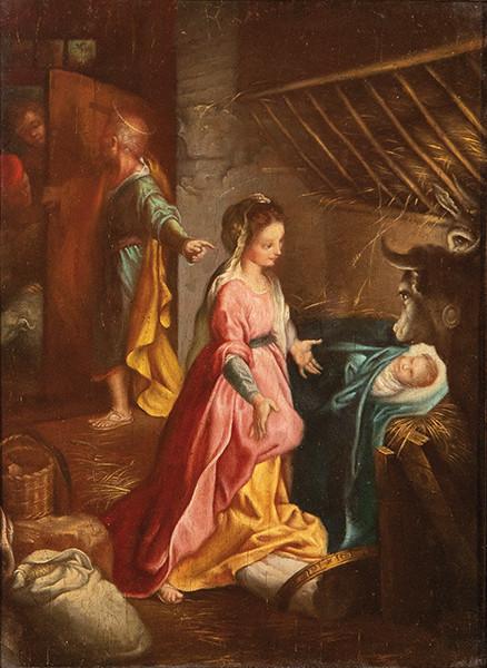  COPIA DE FEDERICO DE BAROCCI S. XVII - Natividad