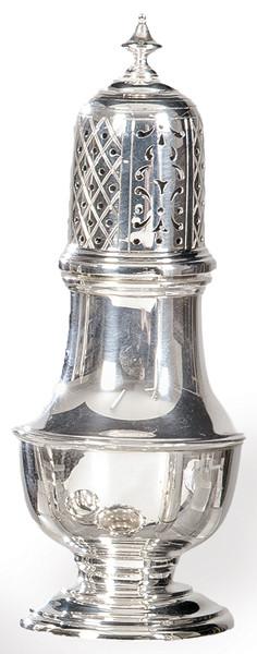 Azucarero de plata inglesa punzonada Ley Sterling de Asprey & Co. Ltd. Londres 1971.