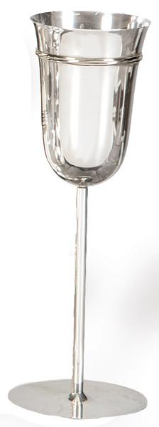  Copa de plata de Cartier, de la línea Les Must de Cartier punzonada, Ley 925 con marca de exportación en vigor después de 1973.