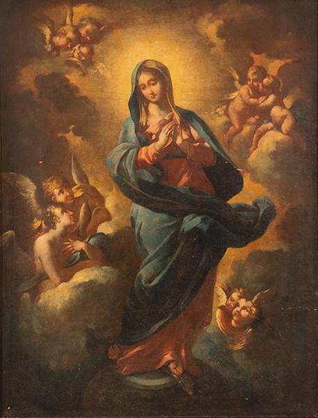  SEGUIDOR DE CARLO MARATTA S. XVIII - Inmaculada Concepción