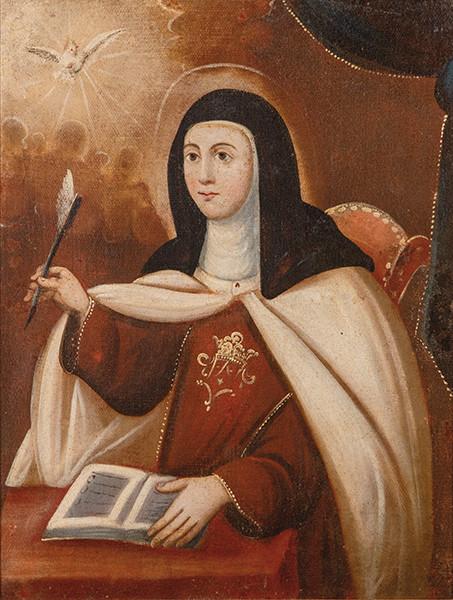 ESCUELA ESPAÑOLA FNS. S. XVIII - Santa Teresa