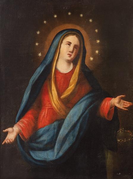  ESCUELA ESPAÑOLA FNS. S. XVIII - Virgen Dolorosa