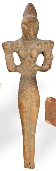 "Hombre Reptil" en terracota, Ubaid, Tell Halaf 4000 a.C