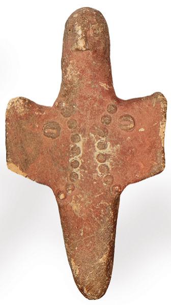 "Idolo Alado" en terracota, Micenas 1.500 a.C.