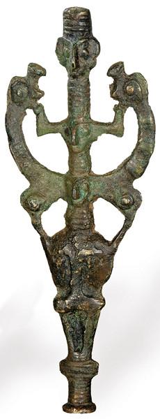  "Idolo bifronte" en bronce, Luristán 1250 a.C. 700 d.C.