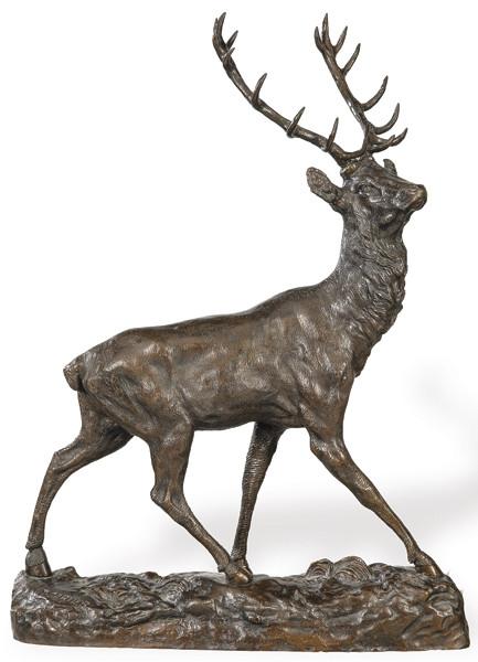  Ciervo de bronce