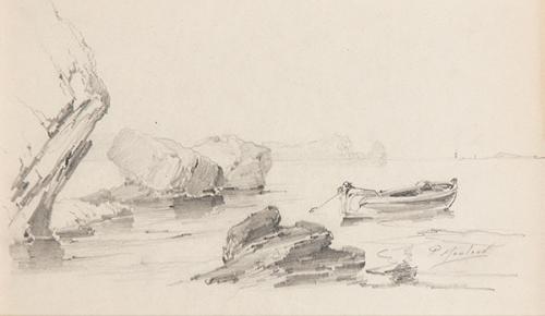  RAFAEL MONLEÓN Y TORRES - Paisaje costero