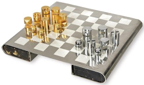  Ajedrez de Joaquín Berao en metal