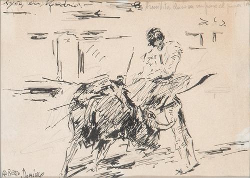  ROBERTO DOMINGO - Armillita chico en un pase al primer toro