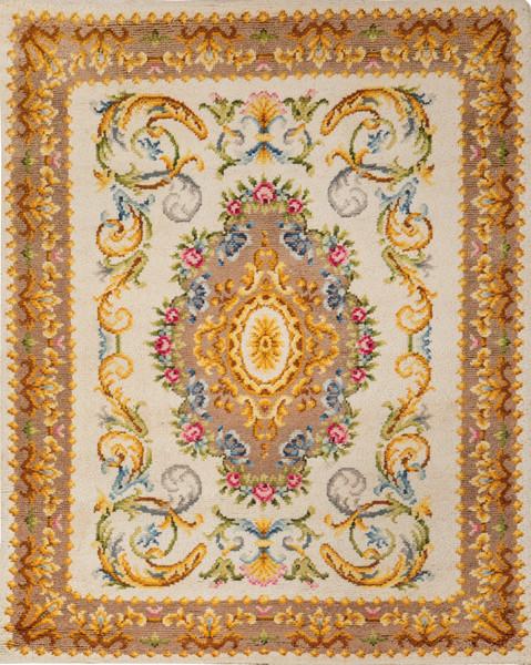 Alfombra española en lana h. 1950.
