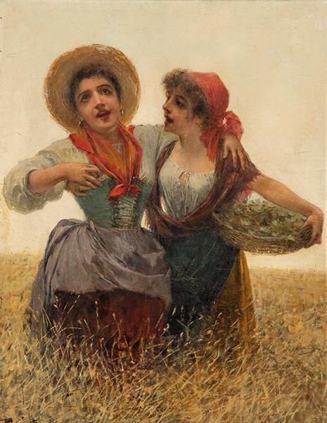  MARIANO BENLLIURE GIL - Campesinas cantando