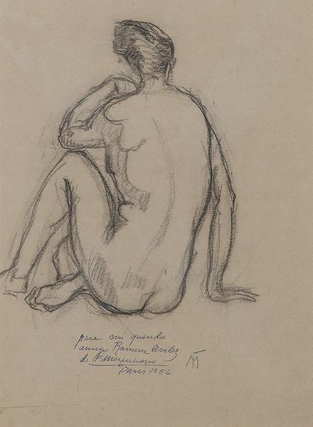  FRANCISCO MERENCIANO PUCHOL - Desnudo de espaldas