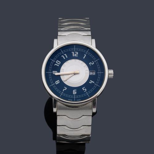  MONTBLANC Summit ref. 7045 de caballero con caja y brazalete en acero.