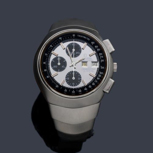  OMEGA Speedsonic F300 Hz  ref. 93.037-5809 de caballero con caja y brazalete en acero. Con estuche y documentación.