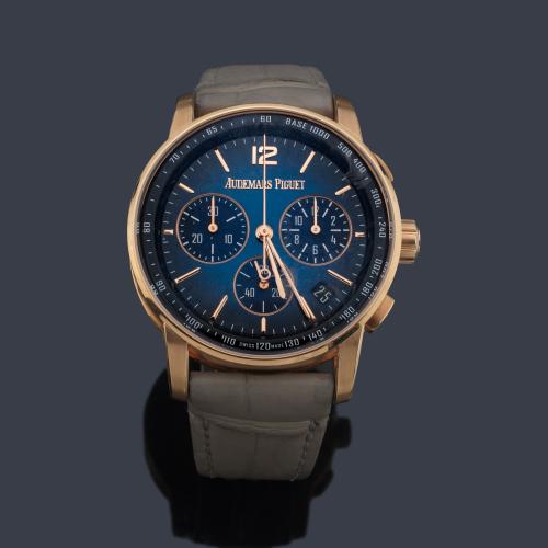  AUDEMARS PIGUET Code 11.59 Chronograph Flyback ref. 300.0000-0021-8830 de caballero con caja en oro rosa de 18 K. Con estuche y documentació.