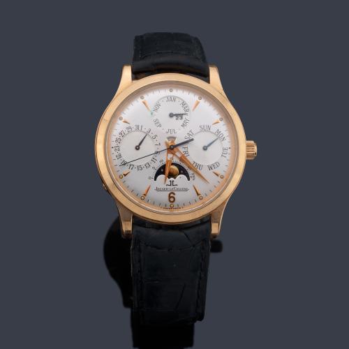 JAEGER-LECOULTRE Master Control Perpetuo ref. 140.240.802AB de caballero con caja en oro rosa de 18 K, año 97.