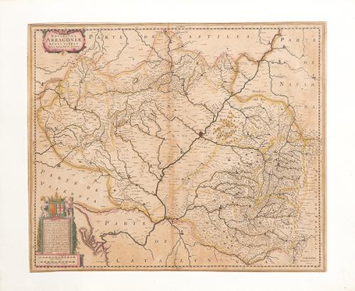  HENDRICK HONDIUS - Novissima arragoniae Regni tabula