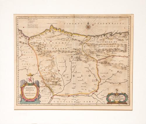  JOHANNES JANSSONIUS - Legionis Regnum et Asturiarum Principatus