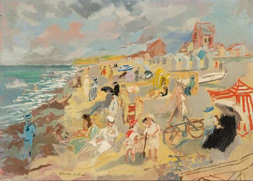 EMILIO GRAU SALA - Gente en la playa