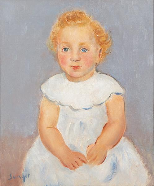 JOAQUIN SUNYER - Retrato de nena