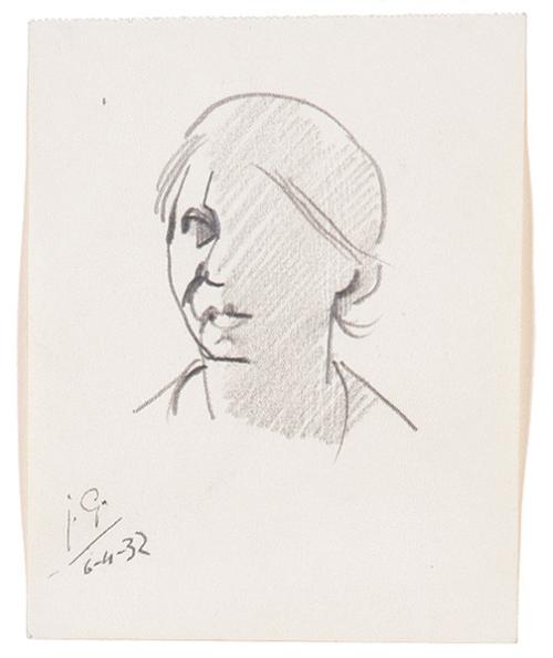 JULIO GONZÁLEZ - Téte - Tétes de femme