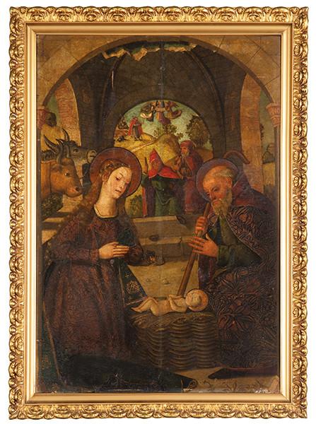  TALLER DE JUAN DE BORGOÑA - Adoración de los pastores