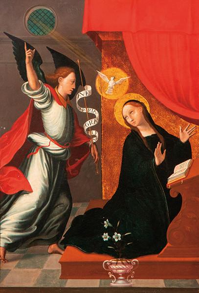  ATRIBUIDO A JUAN CORREA DE VIVAR - Anunciación