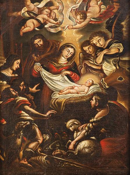  ESCUELA ESPAÑOLA S. XVII - Natividad