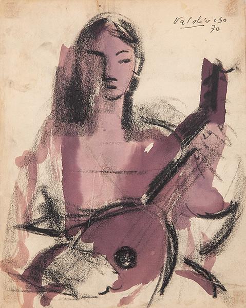 ANTONIO VALDIVIESO - Mujer y guitarra
