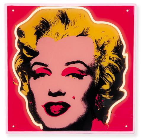 ANDY WARHOL FOUNDATION - Marilyn (hot pink & yellow led neon)
