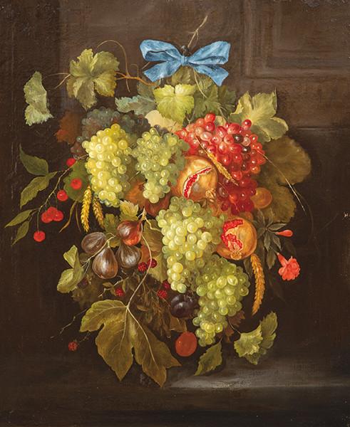 ESCUELA FLAMENCA S. XVII - Bouquet de flores y frutas