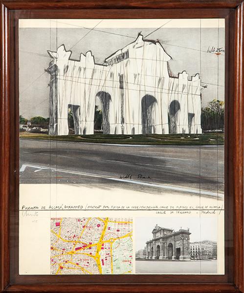 CHRISTO - Puerta de Alcalá Wrapped/Project for Madrid