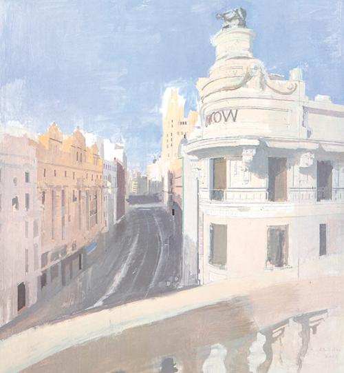 ANTONIO LÓPEZ - Gran Vía, 1 de enero