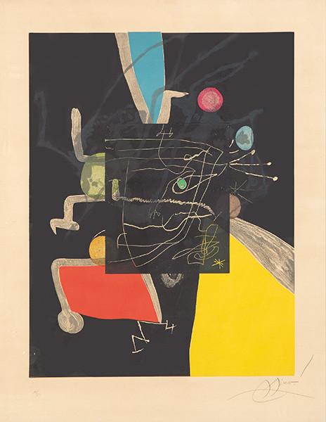  JOAN MIRÓ - Llibre dels sis Sentits V